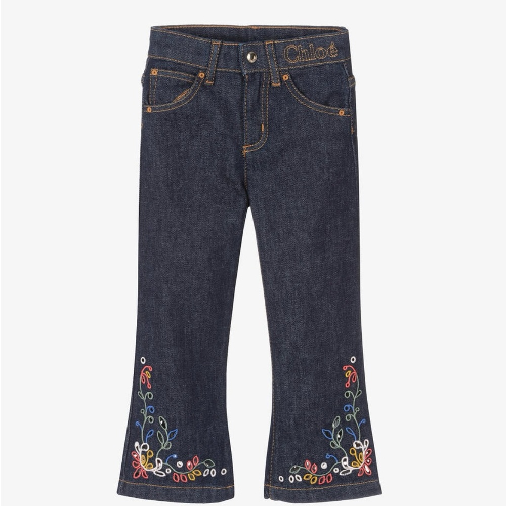 Chloe Embroidered Blue Jeans for girl
New without tag,Never worn